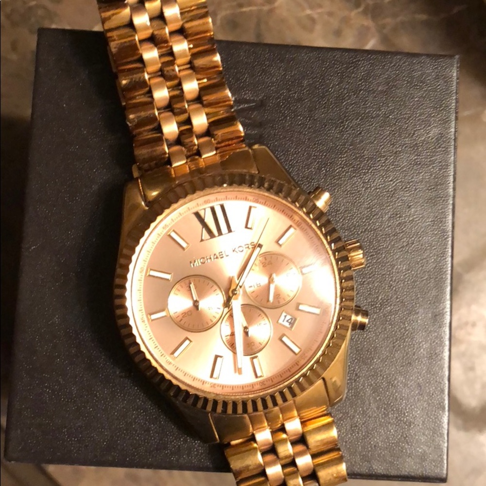 Gold and rose gold Michael Kors Men’s  Watch